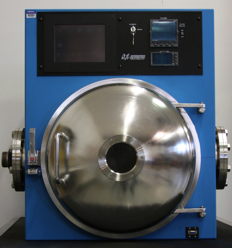DVI Model 2000 Thermal Vacuum System - Front View